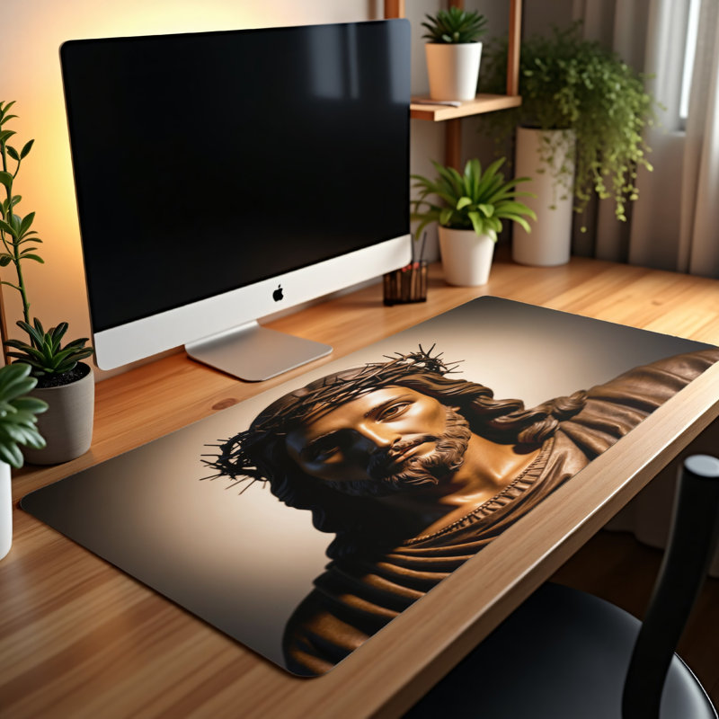 Polyester Desk Pad, 23.6x13.8