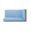 Banc de coin gauche X-Back, bleu