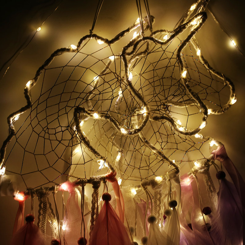 Décoration murale Dreamcatcher licorne
