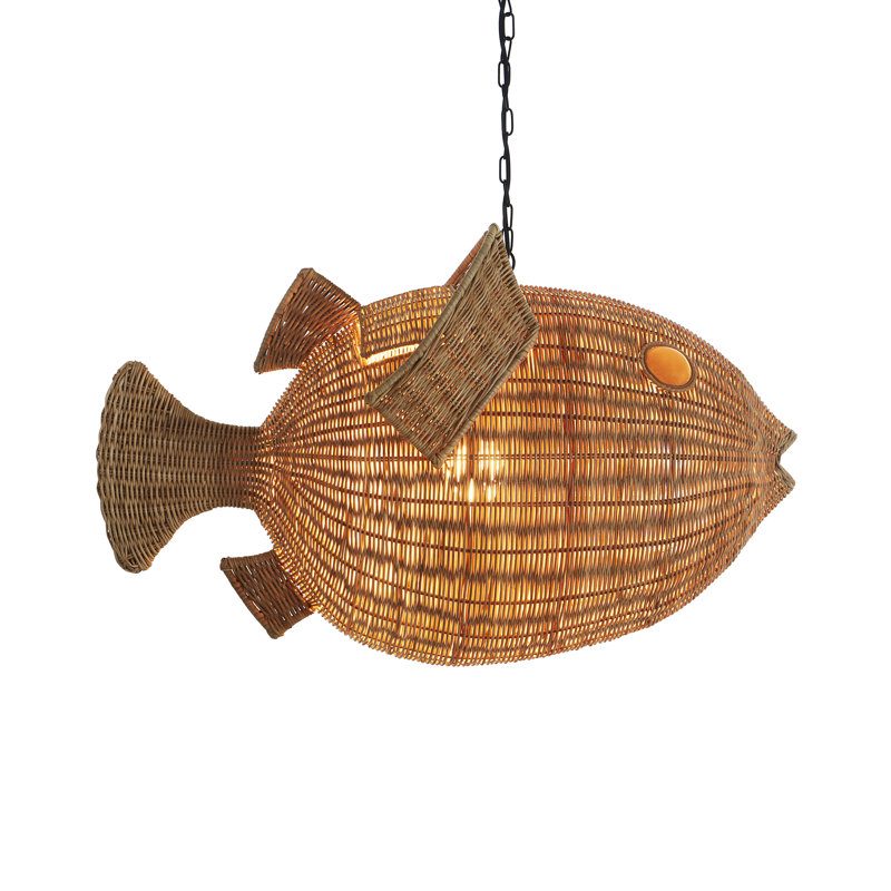 1 - Light Pendant, 79.38" H x 35" W x 16" D