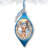 3.5'' Glass Hanging Figurine Ornament