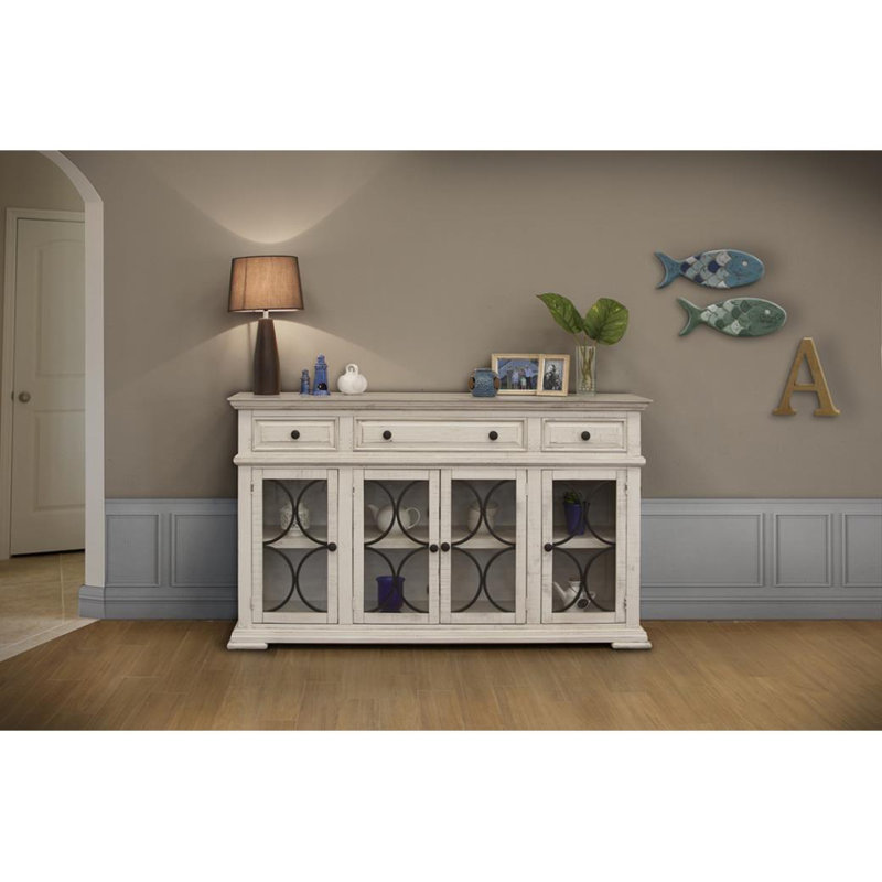 Huck 73.5'' Console Table, Ivory