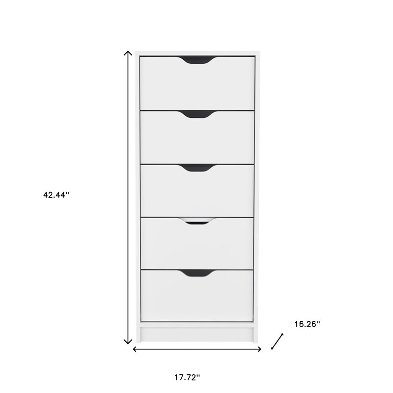 Commode standard blanche 18 tiroirs 18 po