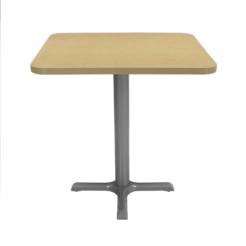 Table de pause carrée 30 po L, gris, Érable
