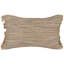 LEDUM Striped Beige Rectangular Lumbar Cushion