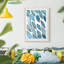 Motif de formes de feuilles I - impression encadrée-760176886-760176884
