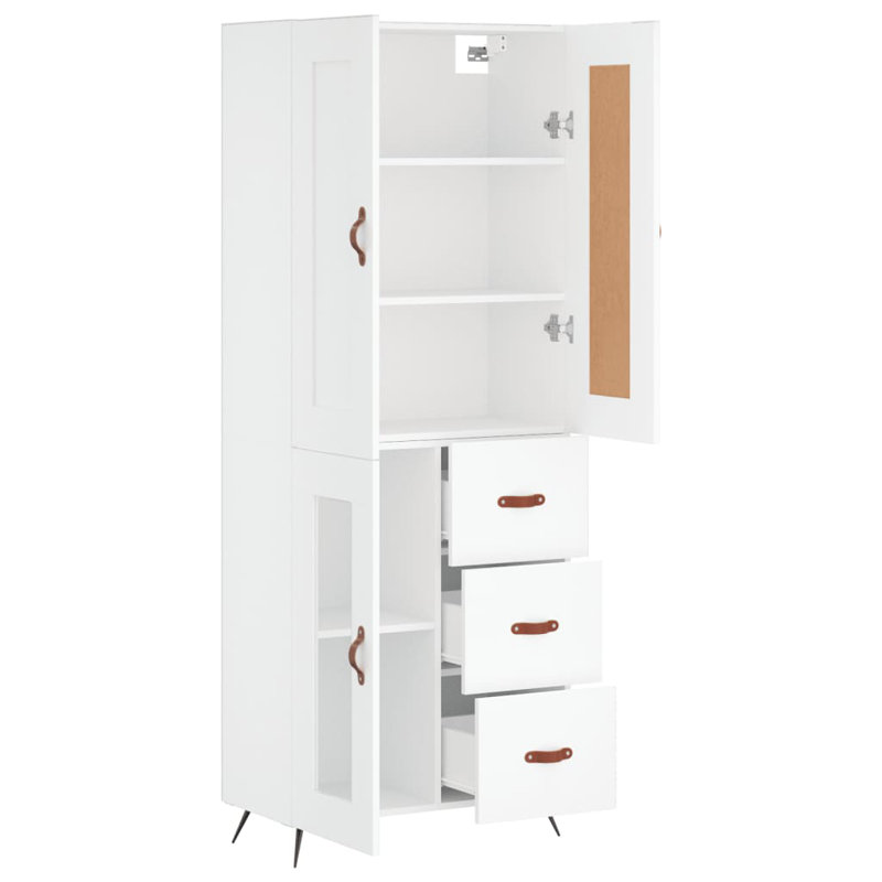 Gerti 69.5 cm W Highboard, White