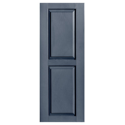 Exterior Vinyl Raised Panel Shutter Single