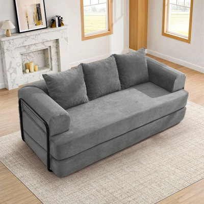 Convertible Sofa Bed ,5 In 1 Modular Sofa Bed For Living Room , Floor Sofa Lounge Couch With Removable Pillows