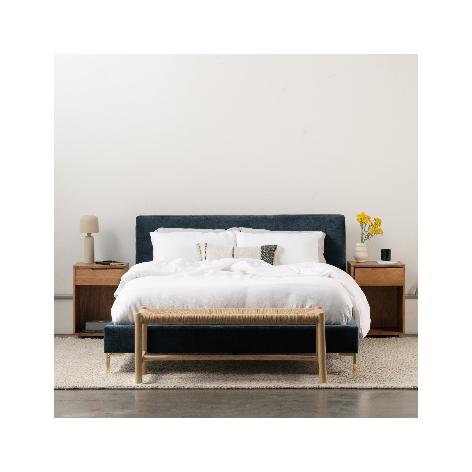 Varkala 1 - Drawer Nightstand, Oak