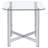 Linda Chrome 3-piece Coffee Table Set