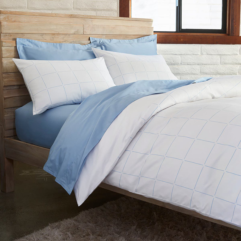 Cruise Sateen Sheet Set, King, River Blue