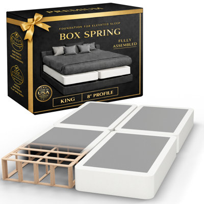 Fully Assembled Traditional Box Spring/Foundation For Mattress