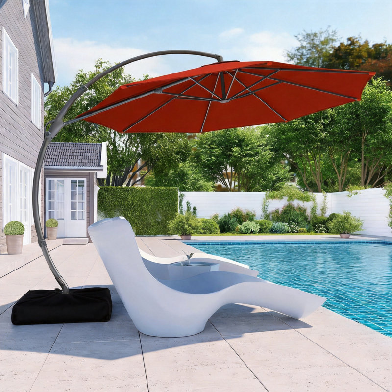 best patio umbrella for strong winds Choice Products 7.5ft Market with Wavy Trim, UV-Fade-Resistant 210g Canopy, Crank & Tilt, Wind Vent, Heavy-Duty Frame For those whom prefer not to direct mount their umbrella Umbrella Stands Best Wind Resistant
