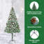 5.91' H Lighted Artificial Christmas Tree