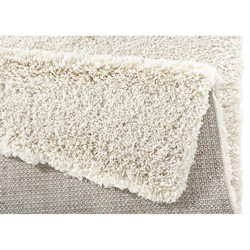 Venice Shaggy Cream Rug, Rectangular 200 x 290cm