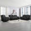 Ensemble de cinéma maison manuel inclinable avec porte-gobelets Darren