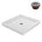 Streamline 32 in. x 32 in. Corner Acrylic Shower Base in Glossy White with Center Drain, Drain Included-117295482