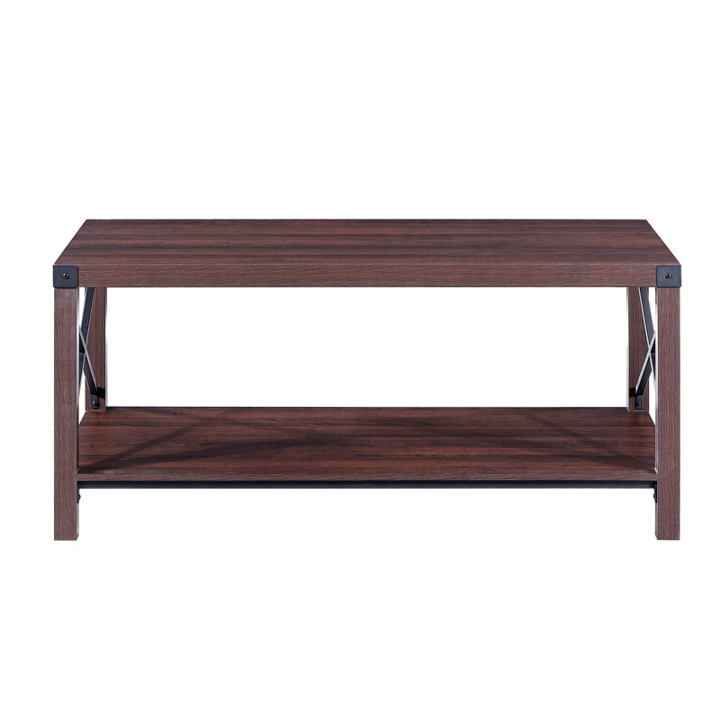 Ricky Single Coffee Table, Walnut