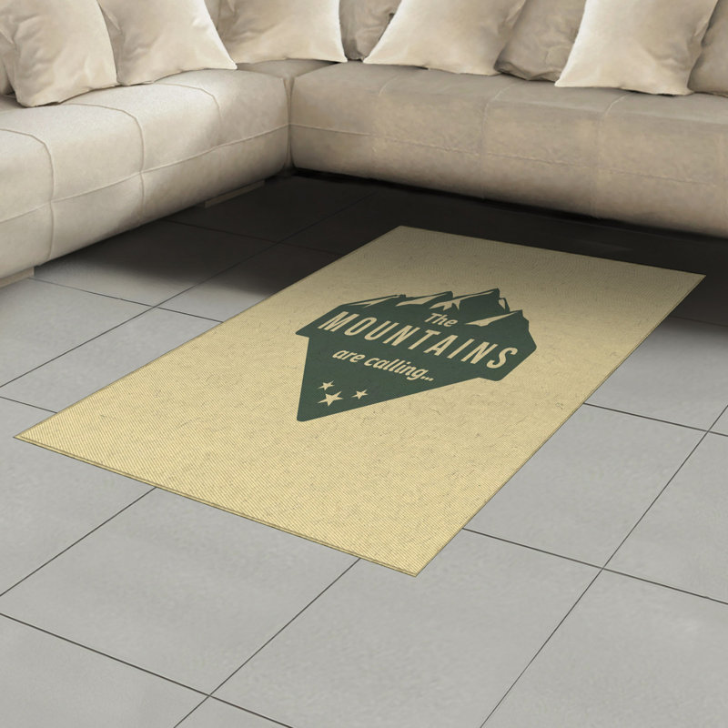 Adventure High Density Long Fiber Poly Threads Decorative Area Rug Carpet, Rectangle 4' x 5'8"