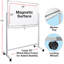 Reversable Whiteboard On Wheels - 48"X32" (With Rocketbook Rocket Beacons) - EGP-HD-0066-RB