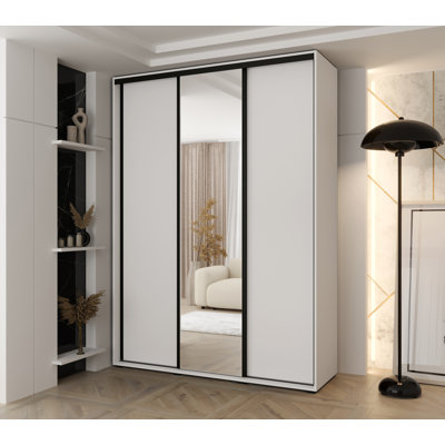3 Door Manufactured Wood Wardrobe