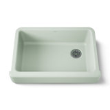 Whitehaven® Self-Trimming 32-1/2" L x 21-9/16" W x 9-5/8" Under-Mount Single-Bowl Sink with Short Apron