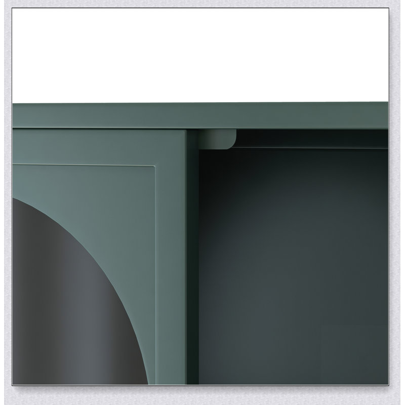 Armoire murale en verre 47,25 po à quatre portes, murale, adaptée