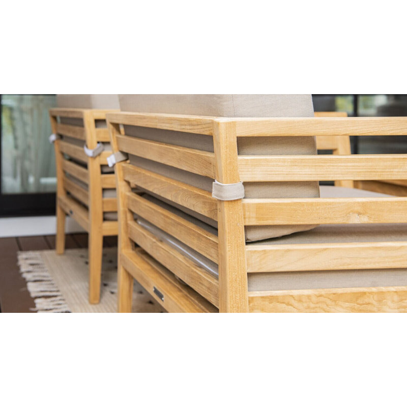 Bali Outdoor Teak Lounge Chair