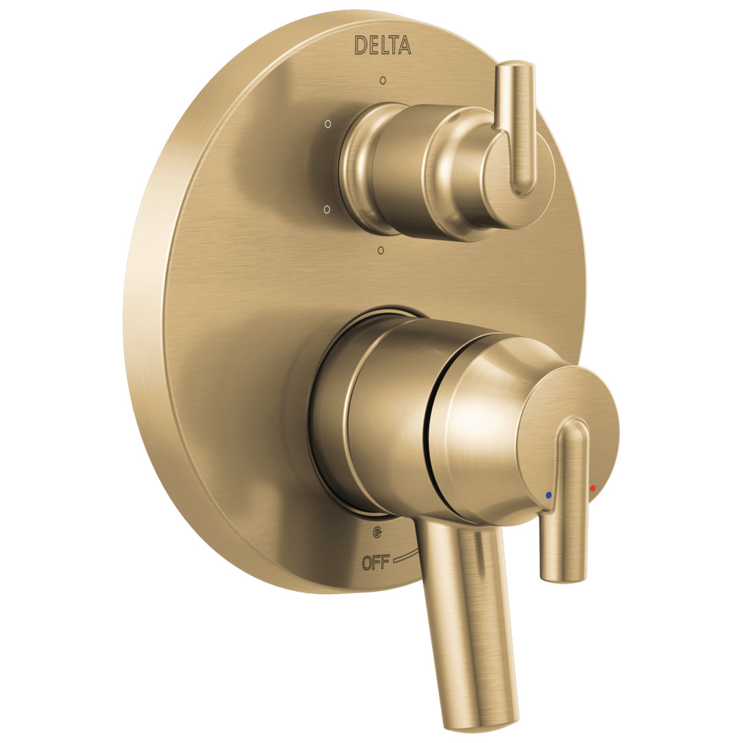 Contemporary Monitor 17 Series Valve Trim with 6-Setting Integrated Diverter Delta