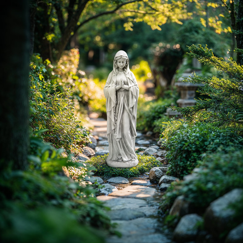 Statue de jardin en oxyde de magnésium fabriquée à la main Eskil