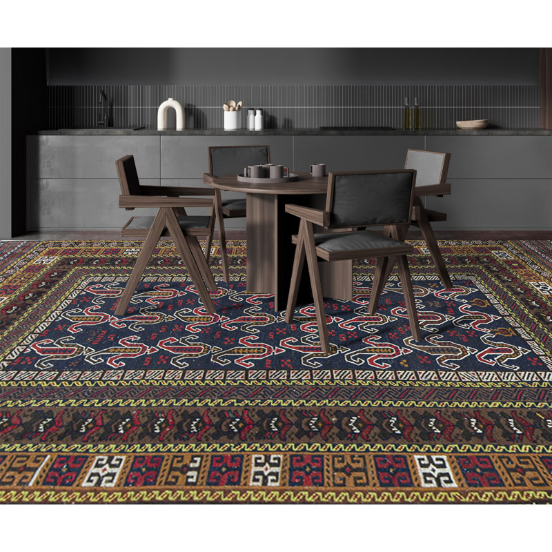 Hand-Knotted High-Quality Brown Area Rug