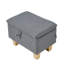 Artus 49cm Wide Rectangle No Pattern Ottoman with Storage-1176938660