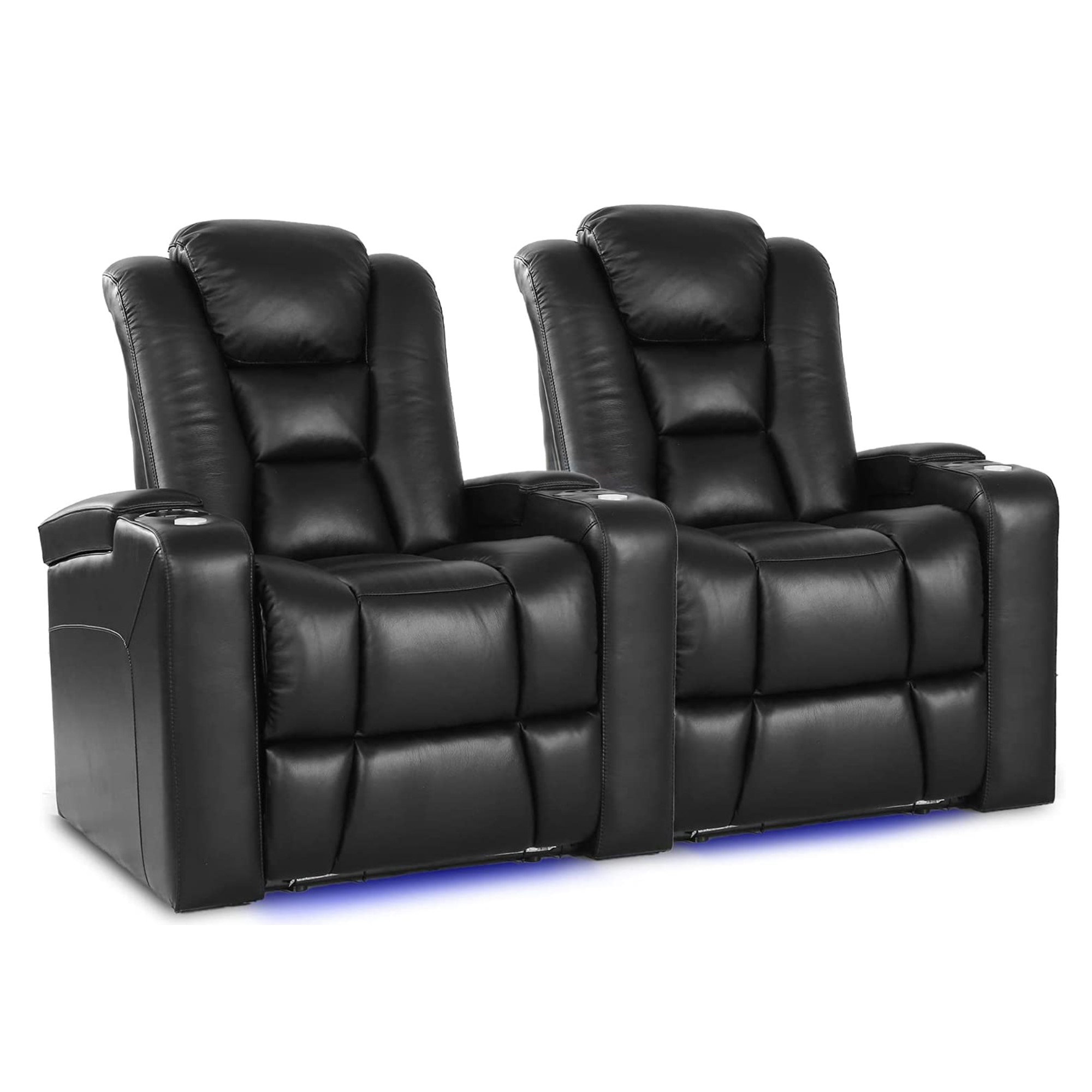 Red Barrel Studio 67.5'' Wide Genuine Leather Power Recliner Home ...