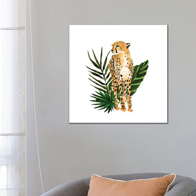 Cheetah Outlook I by Annie Warren - Wrapped Canvas Print