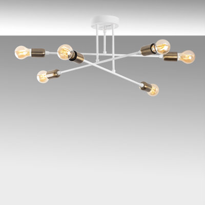 Abby 6-Light Sputnik Chandelier