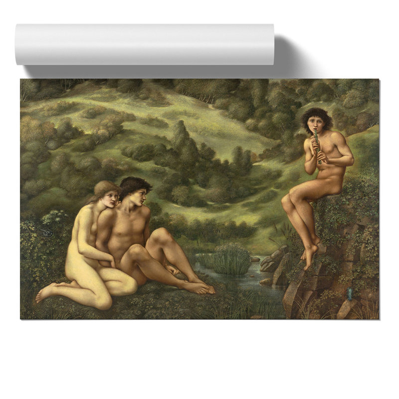 The Garden Of Pan by Edward Burne-Jones - No Frame Painting, 21cm H x 30cm W x 0.1cm D