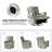 Antasia 34'' W Rocking Swivel Nursery Recliner-83465889