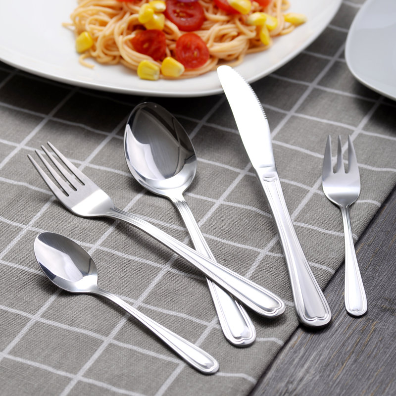 30 Piece Cutlery Set, Service for 6, Silver