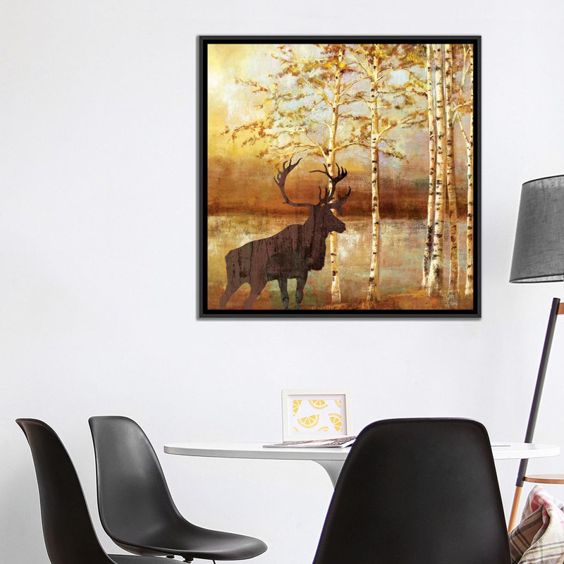 «Walking Face» par PI Studio - reproduction sur toile, H 37 po x l 37 po x P 1,5 po, Toile avec cadre noir, Pas de tapis
