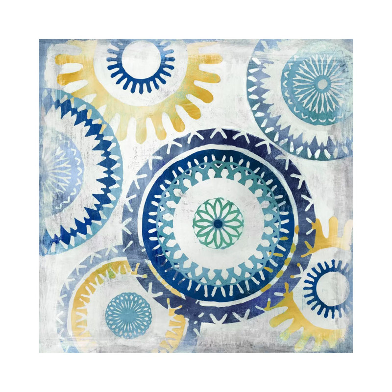 Blue Ease II by PI Studio - Wrapped Canvas Gallery-Wrapped Canvas Giclée, 45.72 cm H x 45.72 cm W