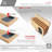 Stylish Core Bamboo 17-inch Workstation with 1 Container Cutting Board