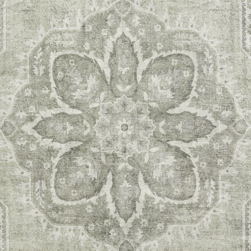 Vintage Look Digitally Printed Area Rug, Runner 61 x 230 cm