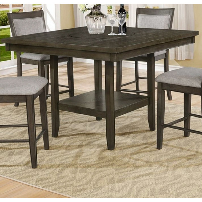 Henriha Dining Table, Gray, Gray