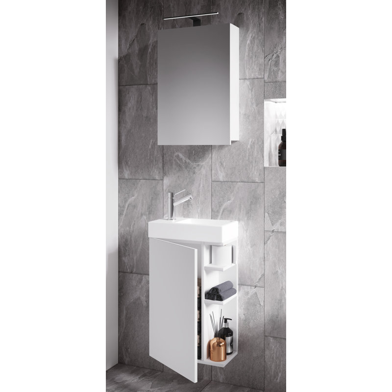 Ravis Bathroom Furniture Suite, White
