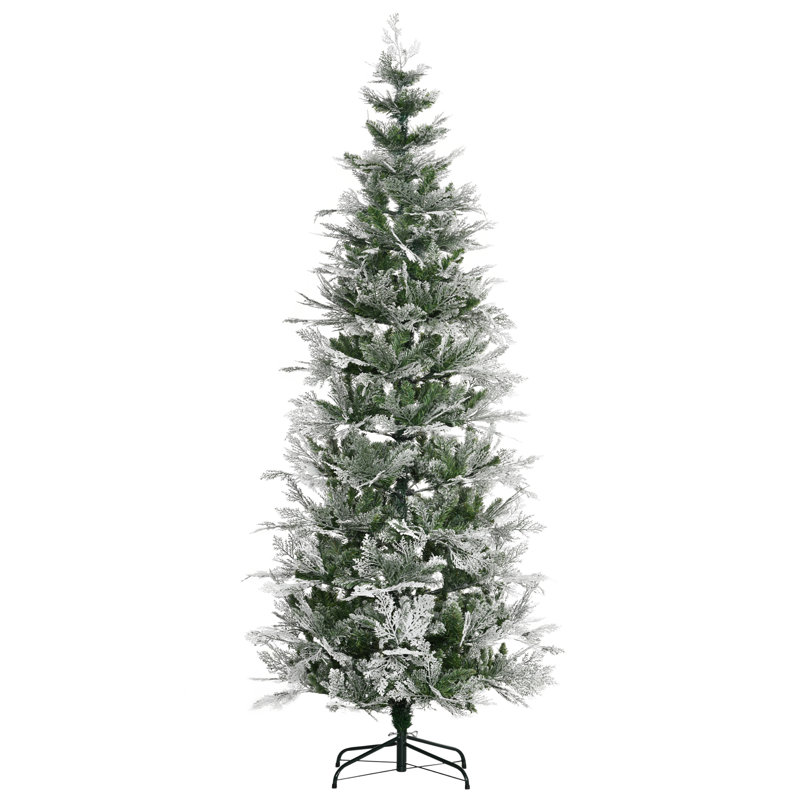 Arbre de Noël artificiel enneigé 7,5 pi
