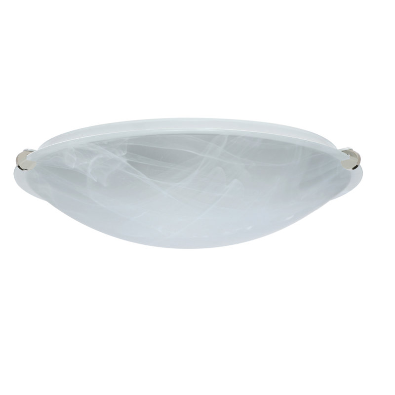 Plafonnier encastré simple Tajik, H 3,75 po x l 11,875 po x P 11,875 po, Marbre