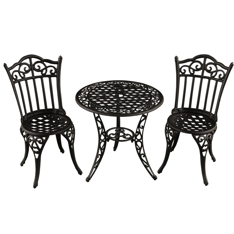 Caseville 2 - Person Patio Dining Set with Round Table