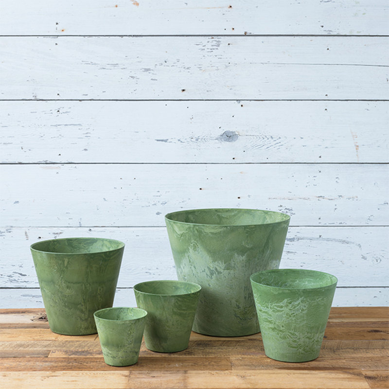 Carrero Pot Planter, Sage, 7.75" H x 8.25" W x 8.25" D