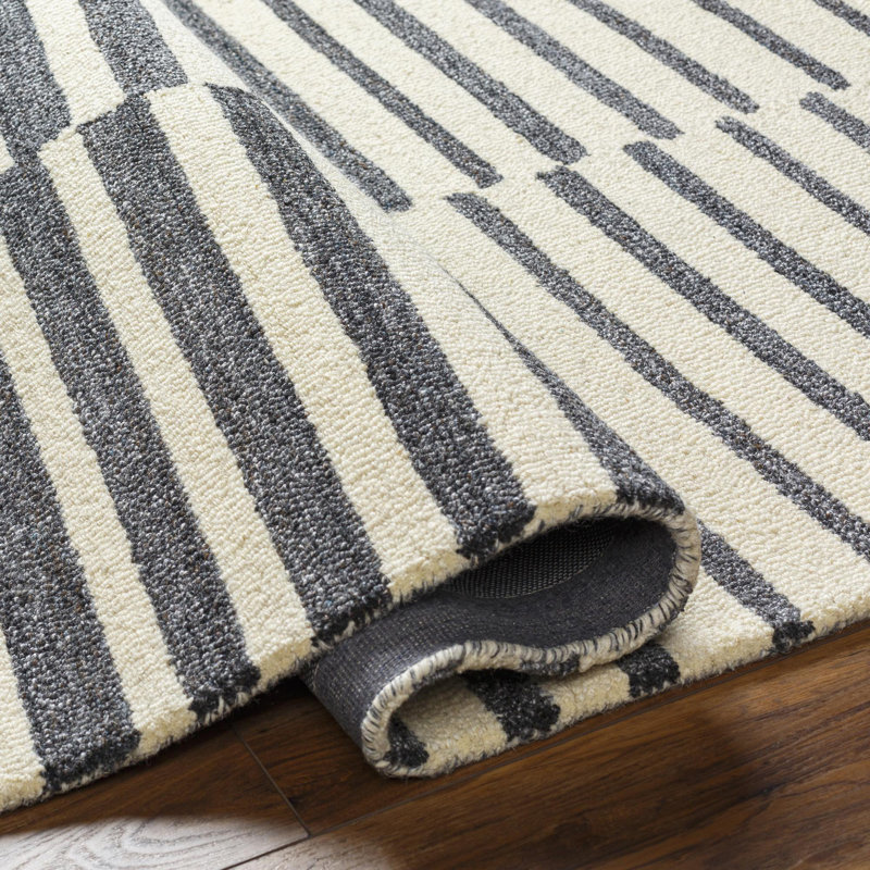 Danza Wool/Recycled PET Yarn Area Rug, Rectangle 9' x 12'